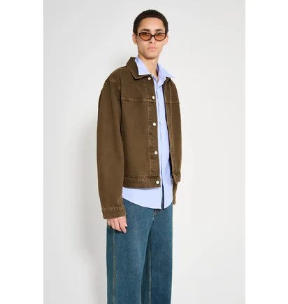 Куртка мужская Stussy Trucker Denim Jacket Brown 115781-1034