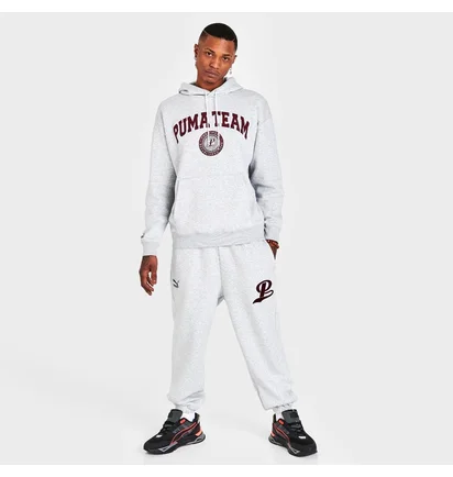 Штаны мужские Puma Team Official Emblem Graphic Sweatpants White 538901-04