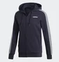 Толстовка чоловіча Adidas Essentials 3-Stripes Black DU0475