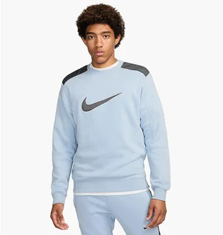 Свитшот мужской Nike Sportswear Fleece Light Blue FN0245-440
