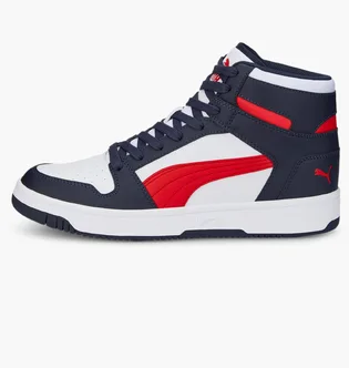 Кроссовки мужские Puma Rebound Layup Sneakers White/Blue 369573-29