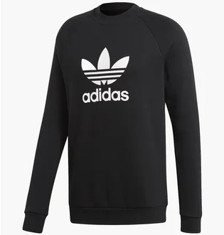 Свитшот мужской Adidas Trefoil Crew Black Cw1235