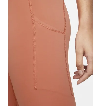 Легінси жіночі Nike Epic Luxe WomenS Mid-Rise Pocket Leggings Orange CN8041-827