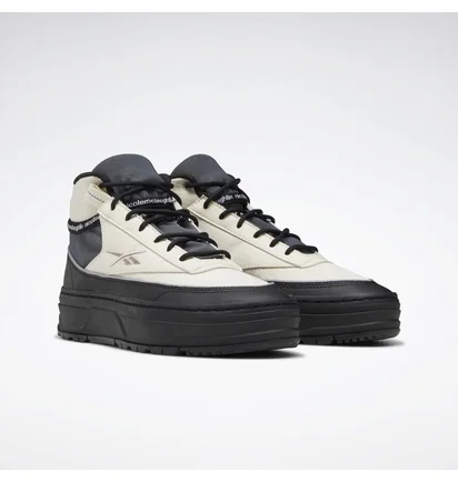 Кроссовки мужские Reebok X Nicole Mclaughlin Club C Geo Mid Beige/Black Hp9260
