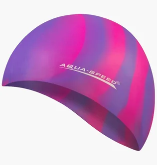 Шапочка для плавания Aqua speed Bunt 4055 Violet/Pink 113-62