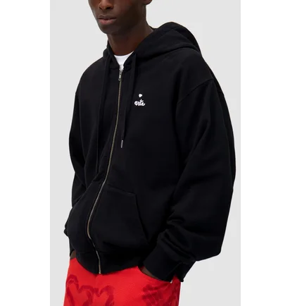 Толстовка мужская Arte Small Heart Hoodie Black SS25-174J