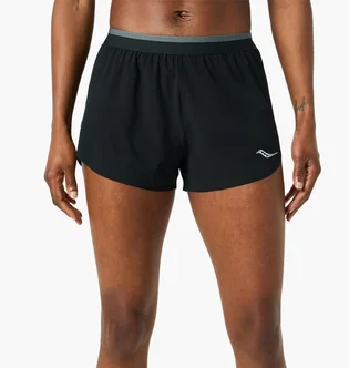 Шорты женские Saucony Endorphin Split Black SAW800498-BKSW