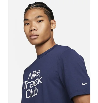 Футболка чоловіча Nike Dri-Fit Track Club Blue FB5512-410