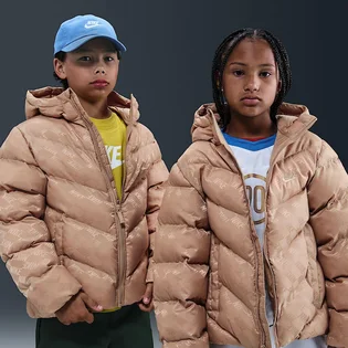 Пуховик дитячий Nike K Nsw Tf Adp Puffer Gx Beige HQ9374-200