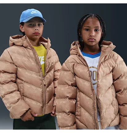 Пуховик детский Nike K Nsw Tf Adp Puffer Gx Beige HQ9374-200