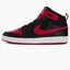 Кроссовки детские Nike Court Borough Mid 2 (Gs) Black/Red Cd7782-003
