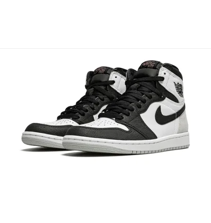 Кроссовки мужские Air Jordan 1 Retro High Og Black/Grey 555088-108