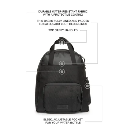 Рюкзак унисекс EASTPAK Tecum W Black EK0A5B9X80W