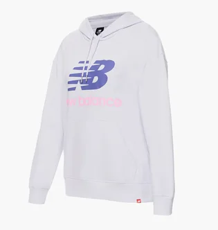 Худі жіноче New Balance Essentials Stacked Logo Ovszd White Wt03547Lia