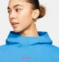 Худі унісекс Nike Sportswear Oversized Fleece Funnel-Neck Light Blue DZ5347-435