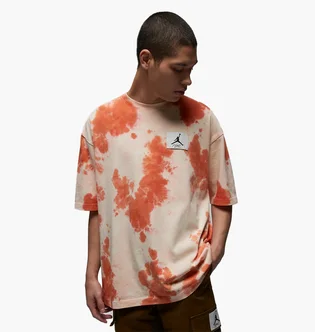 Футболка мужская Air Jordan Essentials MenS Oversized Graphic T-Shirt Beige/Orange DX9583-111