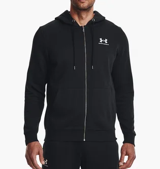 Толстовка чоловіча Under Armour Essential Fleece Fz Hood-Blk Black 1373881-001