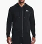 Толстовка мужская Under Armour Essential Fleece Fz Hood-Blk Black 1373881-001