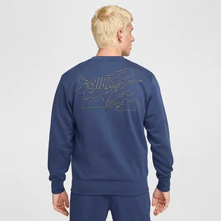 Свитшот мужской Nike Club Crew Blue FZ0764-410