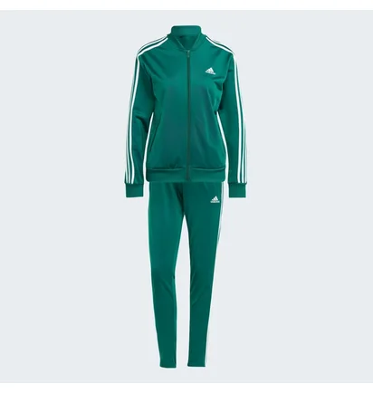 Спортивный костюм женский Adidas Essentials 3-Stripes Green IJ8785