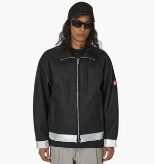 Куртка мужская Cav Empt Reflect Wool Black CES25JK06
