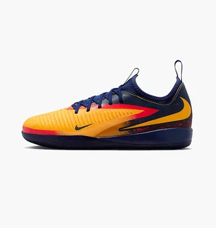 Футзалки дитячі Nike Phantom 6 Low Academy Erling Haaland Ic Junior Yellow/Blue HQ2036-800