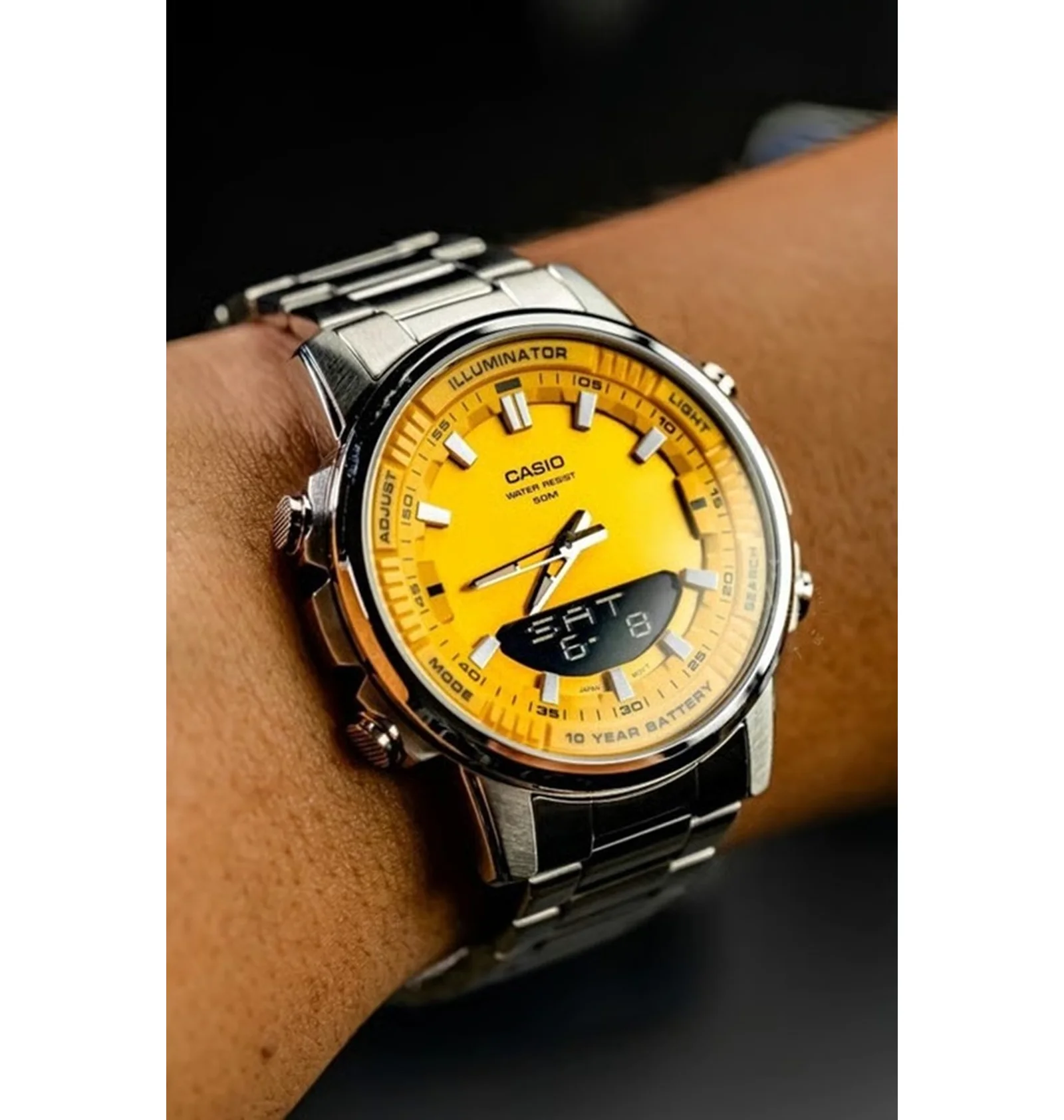 ᐉ Годинник чоловічий Casio Analog-Digital AMW-880D-9A - придбати