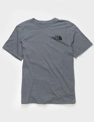 Футболка чоловіча The North Face Short-Sleeve Box Nse Heathered Tee Blue NF0A812HI4G1