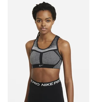 Топ женский Nike Womens High-Support Non-Padded Sports Bra Grey Aj4047-014