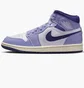 Кроссовки женские Air Jordan 1 Mid Se WomenS Shoes Violet/Pink DZ3745-500
