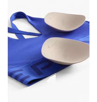 Топ жіночий Nike Pro Indy Plunge Blue HF7324-405