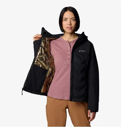 Пуховик жіночий Columbia Grand Trek Down Hooded Iii S Black WL3555-010