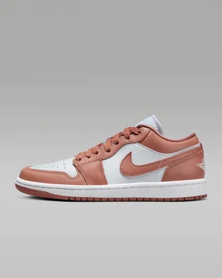 Кроссовки женские Air Jordan 1 Low Shoes White/Peach DC0774-080