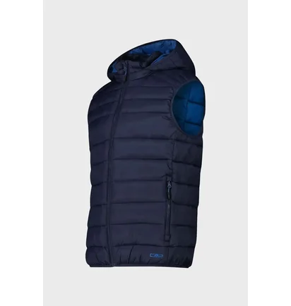 Жилетка мужская CMP Vest Snaps Hood 3M Thinsulate Blue 34K2777-00NU