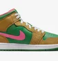 Кросівки чоловічі Air Jordan 1 Mid Se Green/Brown DX4332-700