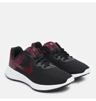 Кроссовки женские Nike W REVOLUTION 6 Black/Bordo DC3729-006