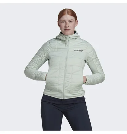 Куртка жіноча Adidas Terrex Multi Primegreen Hybrid Insulated Jacket Olive Hh9059