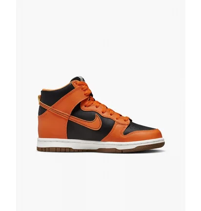 Кроссовки детские Nike Dunk High Orange/Black DB2179-004