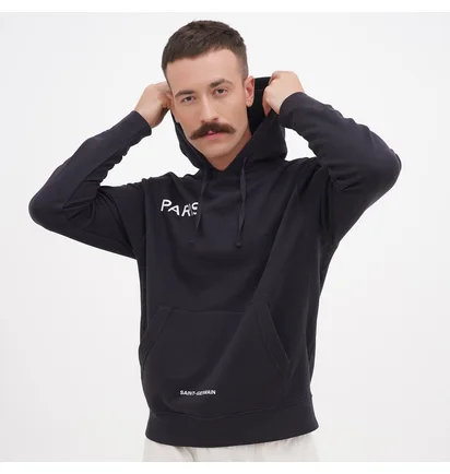 Худі чоловіче Nike Paris Saint Germain Frnch Hoodie Black DN1317-080