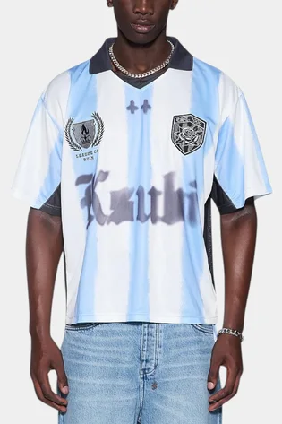 Футболка чоловіча Ksubi Offside Duke Ss Jersey Ice Stripe Multi MSP26FT003