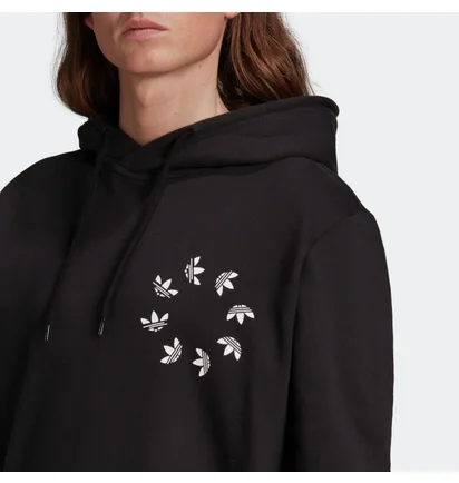Худі чоловіче Adidas Adicolor Spinner Hoodie Black Hc4490