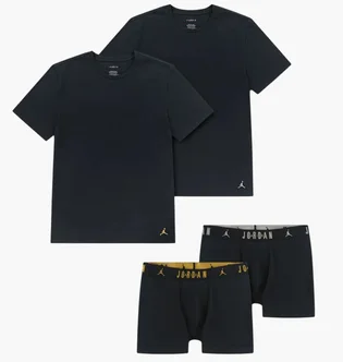 Набор: футболка, труси мужские Air Jordan Basics Set (4 шт) Black JM0798-023