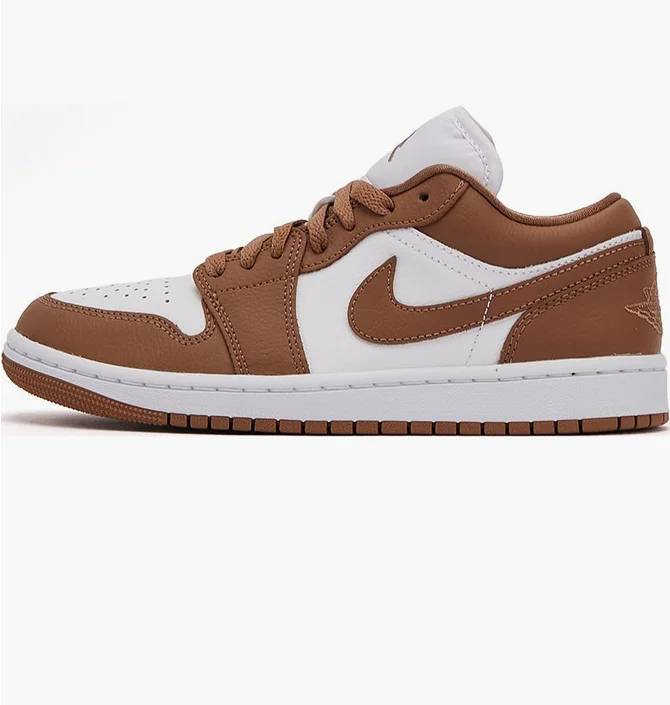 Кроссовки женские Air Jordan 1 Low Brown/White DC0774-202