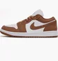 Кроссовки женские Air Jordan 1 Low Brown/White DC0774-202