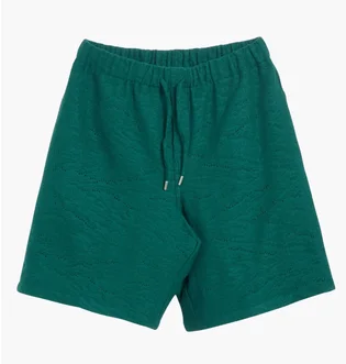 Шорты унисекс Arte Antwerp Crochet Green SS25-234SHO