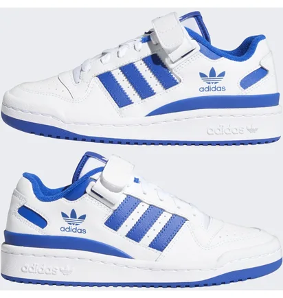 Кроссовки детские Adidas Forum Low J White/Blue FY7974