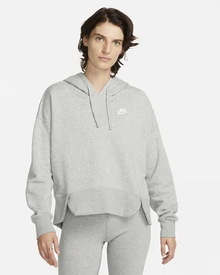 Худи женское Nike Club Fleece Hoodie Grey Dv5645-063