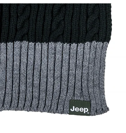 Шарф унисекс Jeep Twisted Tricot Scarf J22W Black O102603-B327