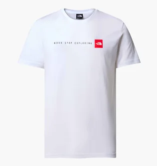 Футболка чоловіча The North Face Never Stop Exploring Tee White 0A87NSFN41
