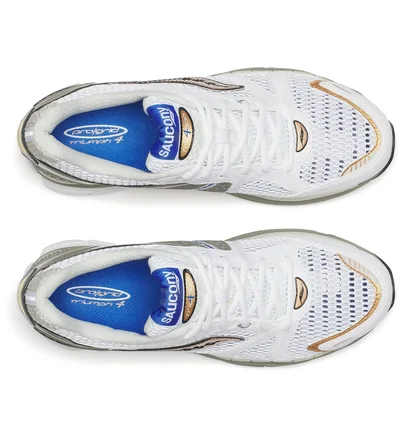 Кроссовки унисекс Saucony Progrid Triumph 4 White/Olive S70704-25